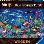 Wooden Puzzle Underwater World – 500 Pieces