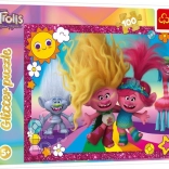 sparkling puzzle Trolls 3 – 100 pieces