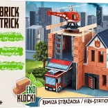 BRICK TRICK Construction Set Fire Station XL