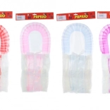 Colorful swaddle for dolls 45–50 cm