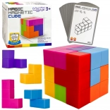 Woopie magnetisk tetris-terning med opgavekort