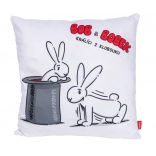 BOB A BOBEK pillow 30 × 30 cm – exercise motif