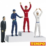 Winner’s podium figurines for 1:32 slot car track