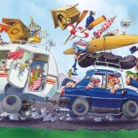 Heye Puzzle Cartoon Classics: Leaving for Vacation – 500 pieces