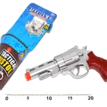 Police pistol with badge 22 cm – toy for children