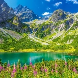 1000 darabos puzzle Zelené Pleso, Tátra, Szlovákia