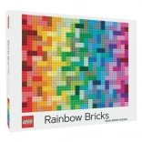 Chronicle Books puzzle LEGO Rainbow Bricks 1000 Pieces