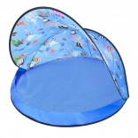 Children's Tent with Fish Print Blue