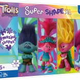 Trefl Puzzle Super Shape XL Trolls: Troll Playtime 104 Pieces