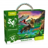 Maxi Puzzle with Dinosaurs, 54 Pieces