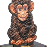 Peinture en diamant Jungle : Chimpanzé