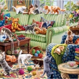 ANATOLIAN Puzzle Cat in the Living Room 1500 Pieces
