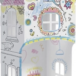 Casetta "via Gattina 12" colorabile 3D