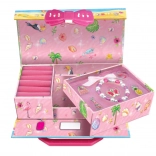 Jewelry Box Suitcase Flamingo