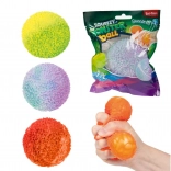 Pallina antistress da spremere con superficie muschiosa 7,5 cm