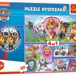 Spot the Difference Puzzle Paw Patrol by Trefl 4-in-1