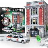 3D Puzzle WREBBIT Ghostbusters: Firehouse 500 Pieces