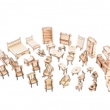 Puzzle 3D en bois – mobilier