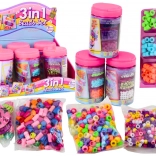 Set di perline in vetro per creazione di gioielli 3 in 1