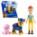 Paw Patrol Representatives Chase and Captain Turbot Figures