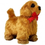 Interaktiv hundehvalp – går og gøer, brun