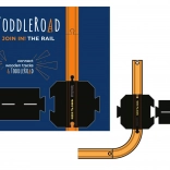 Toddleroad Railway Crossing with Road – Flexible Silicone Road, 2 Pieces