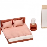 Nábytek do domečku pro panenky - ložnice