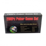 Poker set in a practical case