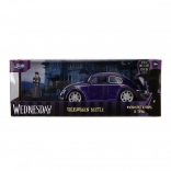 Die-cast model Wednesday – Volkswagen Beetle 1:24 with figure