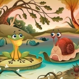 Wooden Puzzle Lake Buddies 50 Pieces