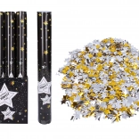 Afvuurbare partyconfetti Sterren 50 cm
