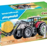 COUNTRY Figure Set: large electric tractor with tilting roof