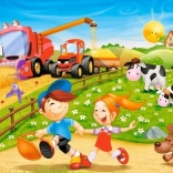 60-Piece Puzzle: Summer in the Countryside