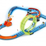 Track with a light-up car with USB charging