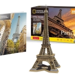 3D puzzle CUBICFUN National Geographic Eiffel Tower 80 pieces