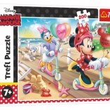 Puzzle 200 pieces Minnie on the Beach Disney Minnie