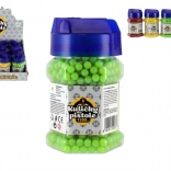 Plastové kuličky do dětské pistole 6 mm, 1200 ks, mix barev