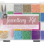 Grote set kralen voor het maken van sieraden