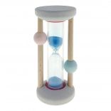 Hess Pink and Blue Hourglass Timer