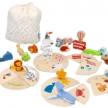 Touch & Match – Wooden Sensory Game LELIN