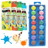 School aquarelverf 16 kleuren met penseel