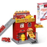 Fire Station with Cars and Elevator, Czech Packaging