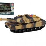 Friction-Powered Plastic Tank 17 cm with Light and Sound – 2 Colors (RUI JIA, MILITARY AFFAIRS)