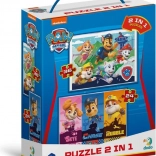 DODO Puzzle Paw Patrol: Great Puppies 2 in 1