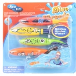 Underwater diving rockets for kids – set of 4