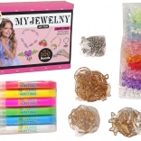 DIY Jewelry Making Kit with Markers and Beads