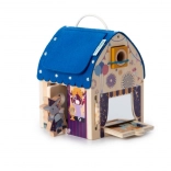 wooden house with optical illusions Lilliputiens