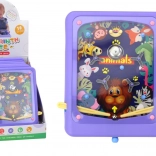 Skill game pinball with animals purple