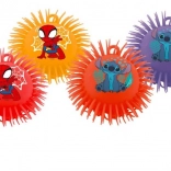 Kosmata gumijasta žoga SPIDEY in STITCH 17 cm