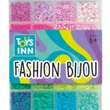 Koraliky Clay Beads mix in blauwe tinten